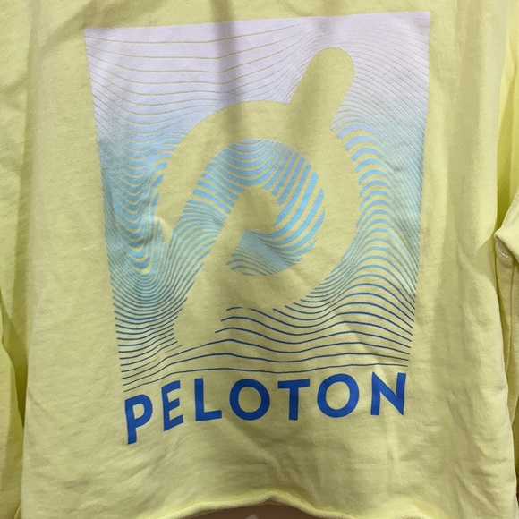 Peloton Yellow Raw Hem Lounge Set Size Medium - Picture 5 of 11